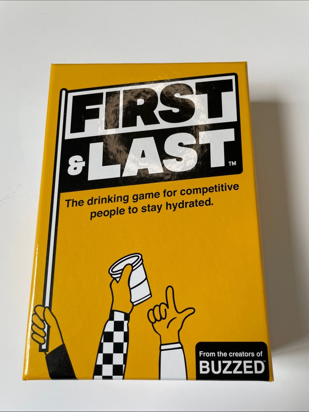 NIB First & Last Drinking Game by Buzzed.